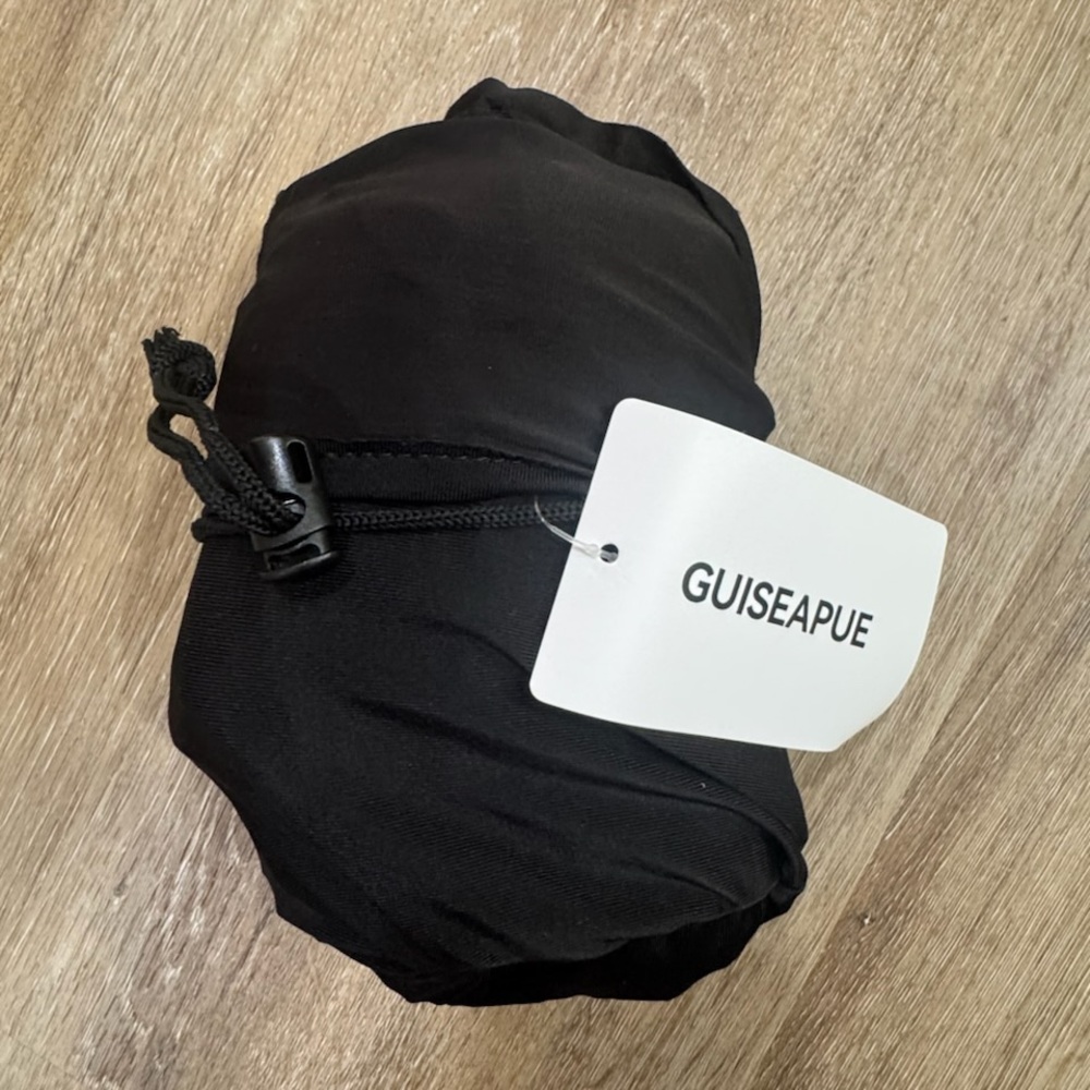 Guiseapue Black Foldable Bag -for strollers and traveling - stroller storage bag